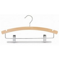 14" Junior Arched Wooden Combo Hanger